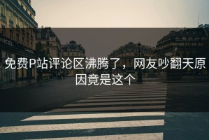 免费P站评论区沸腾了，网友吵翻天原因竟是这个