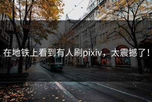在地铁上看到有人刷pixiv，太震撼了！