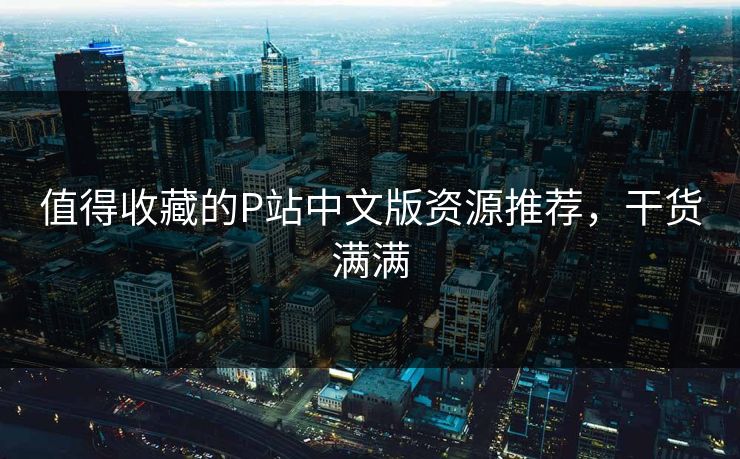 值得收藏的P站中文版资源推荐，干货满满
