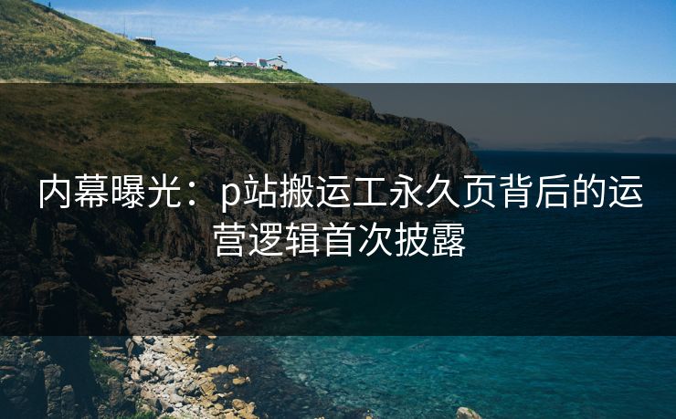 内幕曝光：p站搬运工永久页背后的运营逻辑首次披露
